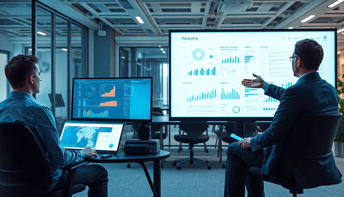 Analytics vs Reporting: Dateninterpretation visuell dargestellt