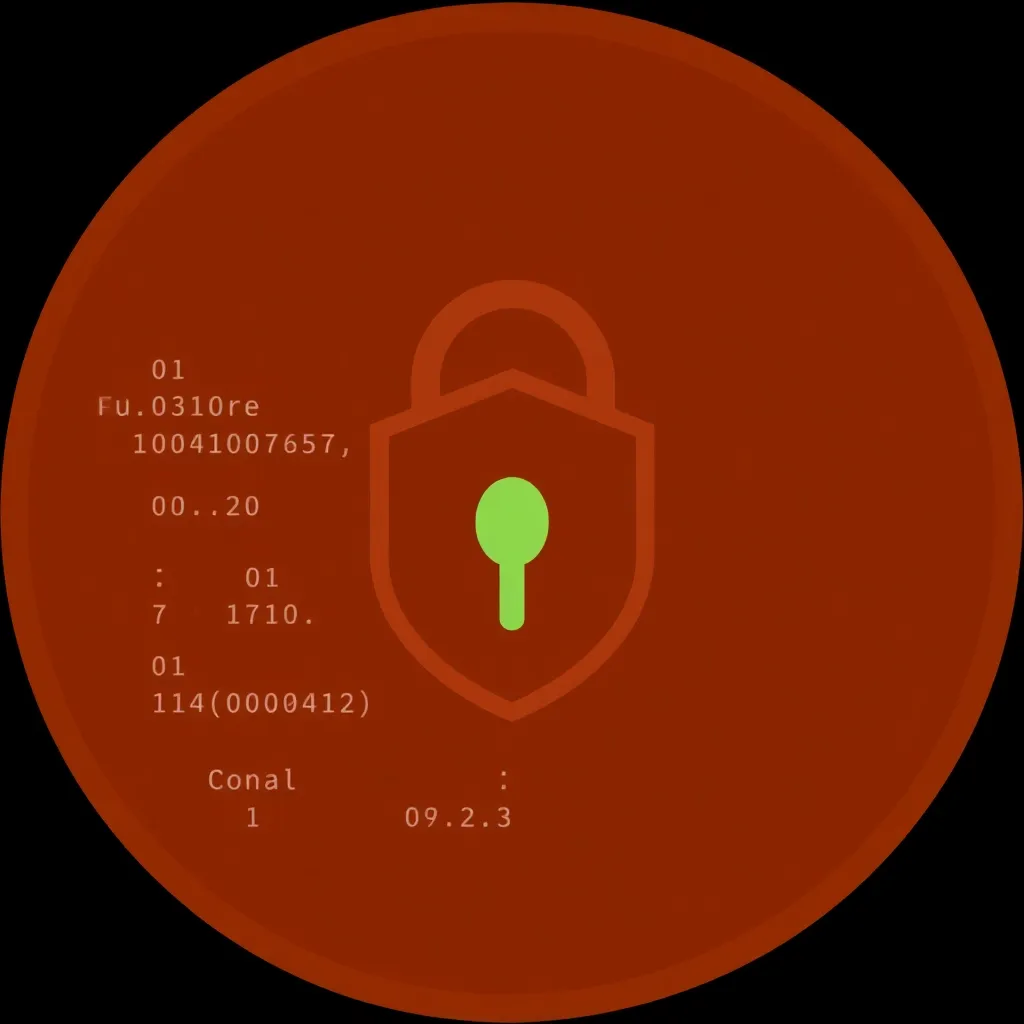 Ein futuristisches Konzept eines Anti-Debugging-Systems zur Cybersecurity.