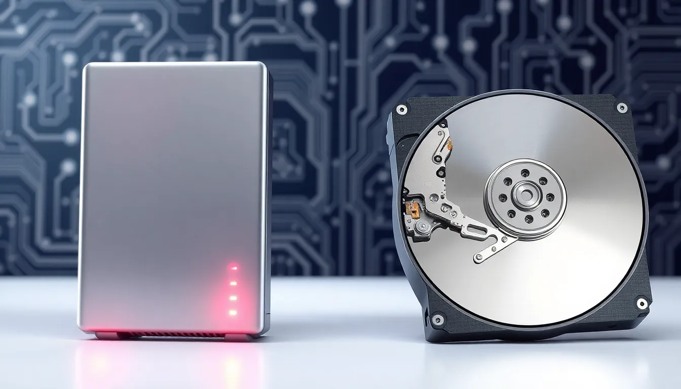 Technikunterschiede SSD HDD