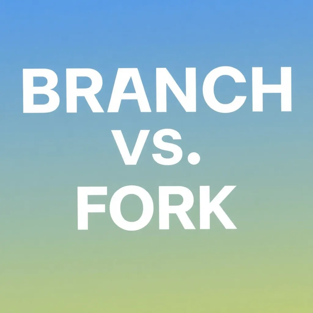 Grafik zum Vergleich von Branch- und Fork-Funktionen in Git