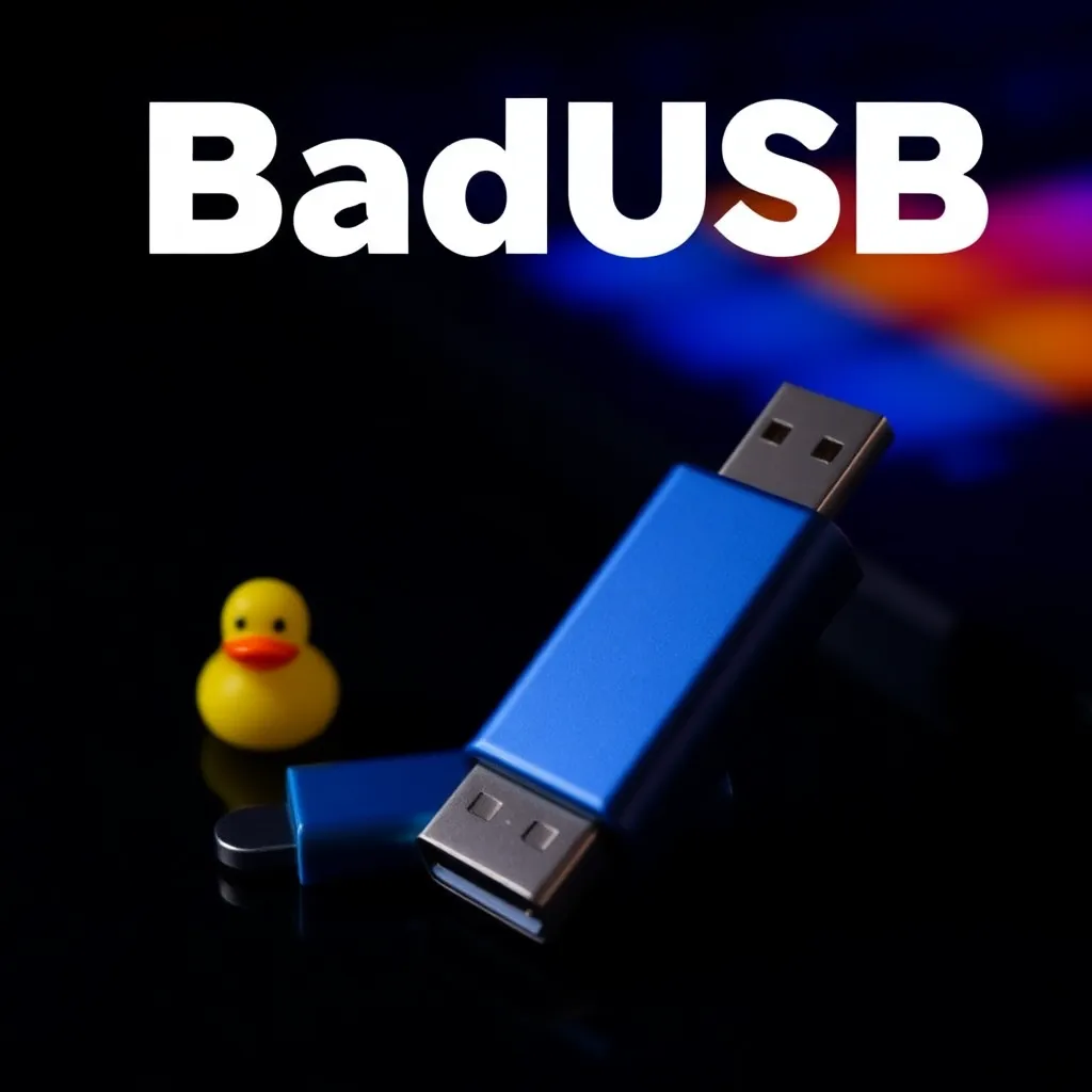 Ein präparierter USB-Stick, der ein Sicherheitsrisiko darstellt.