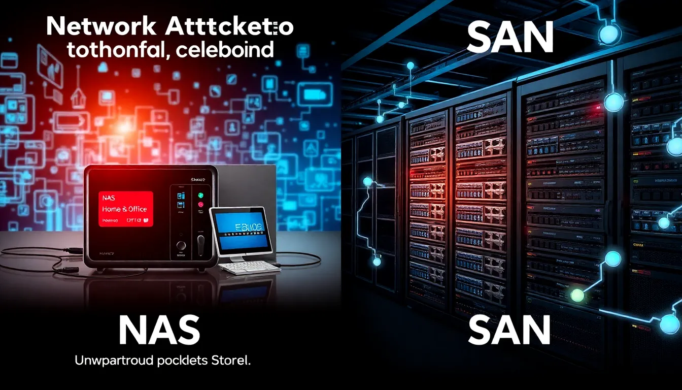 NAS vs SAN: Visual Comparison for Enterprises